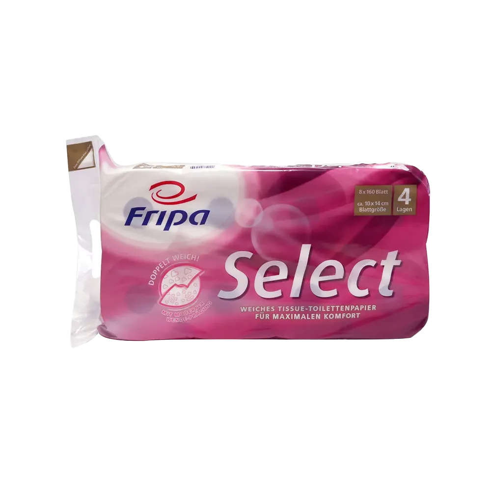 Toilettenpapier ,4-lagig, 48 Rollen, Select