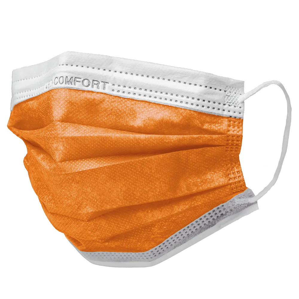 OP Maske, orange, Typ IIR, Med-Comfort | MHD 11/2024