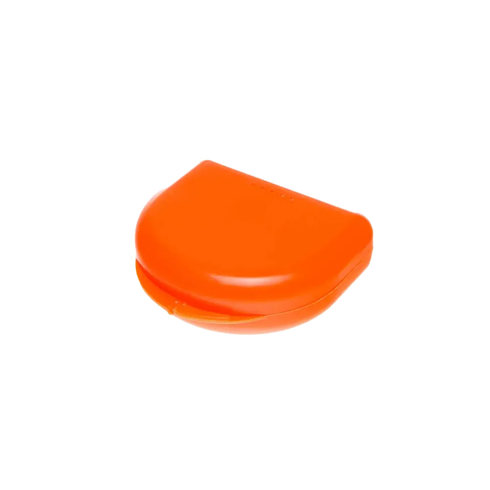 PP Dental Schienendose für Erwachsene, 65 x 58 x 20 cm, Farbe orange, Polypropylen