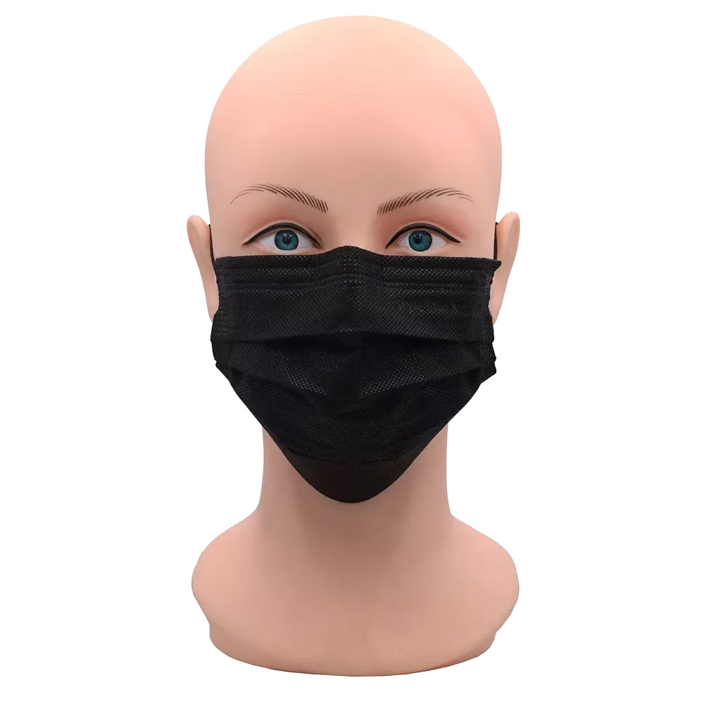 OP Maske, schwarz, black, Typ IIR, Style by Med-Comfort | MHD 01/2025