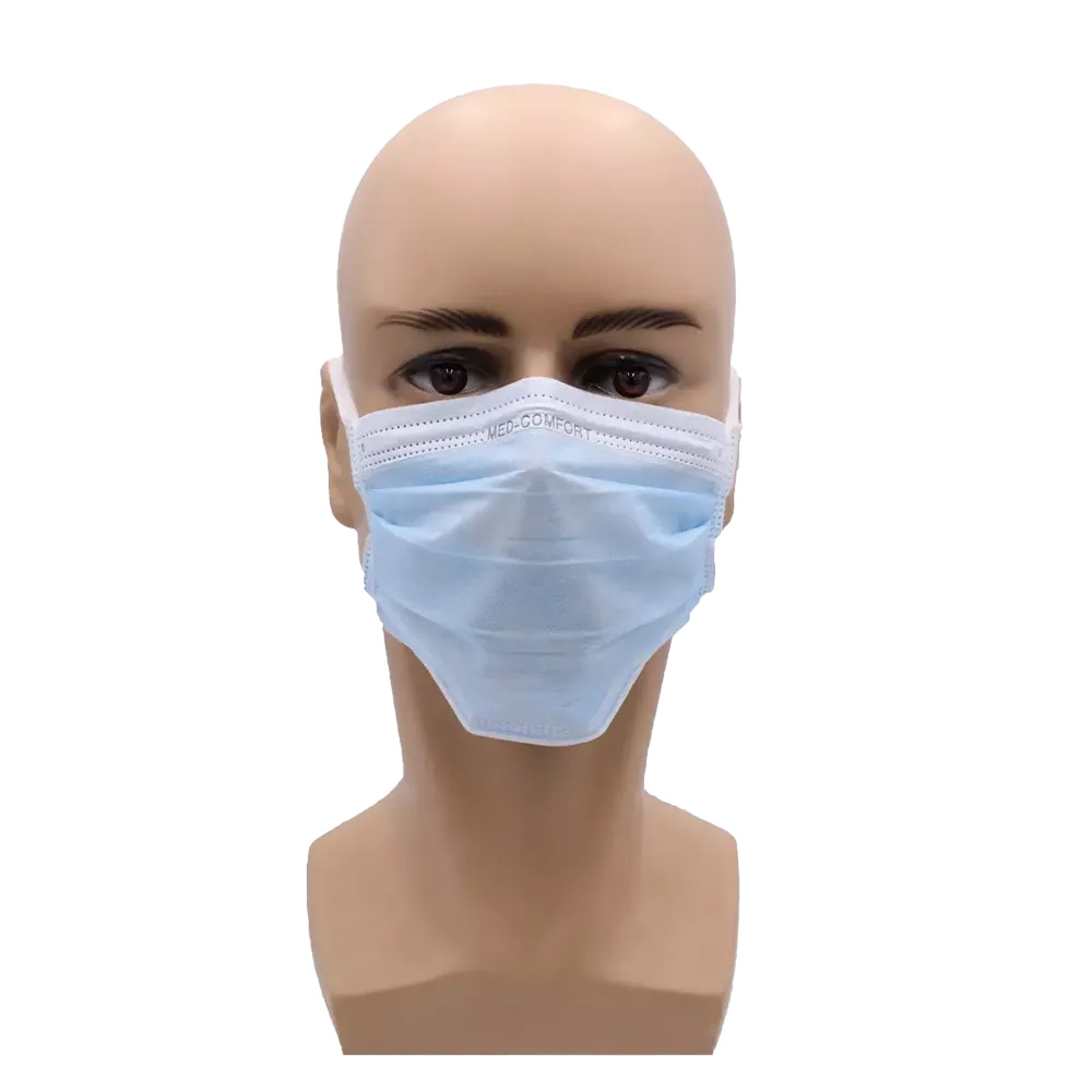 OP Maske zum Binden, blau, Typ IIR, Med-Comfort