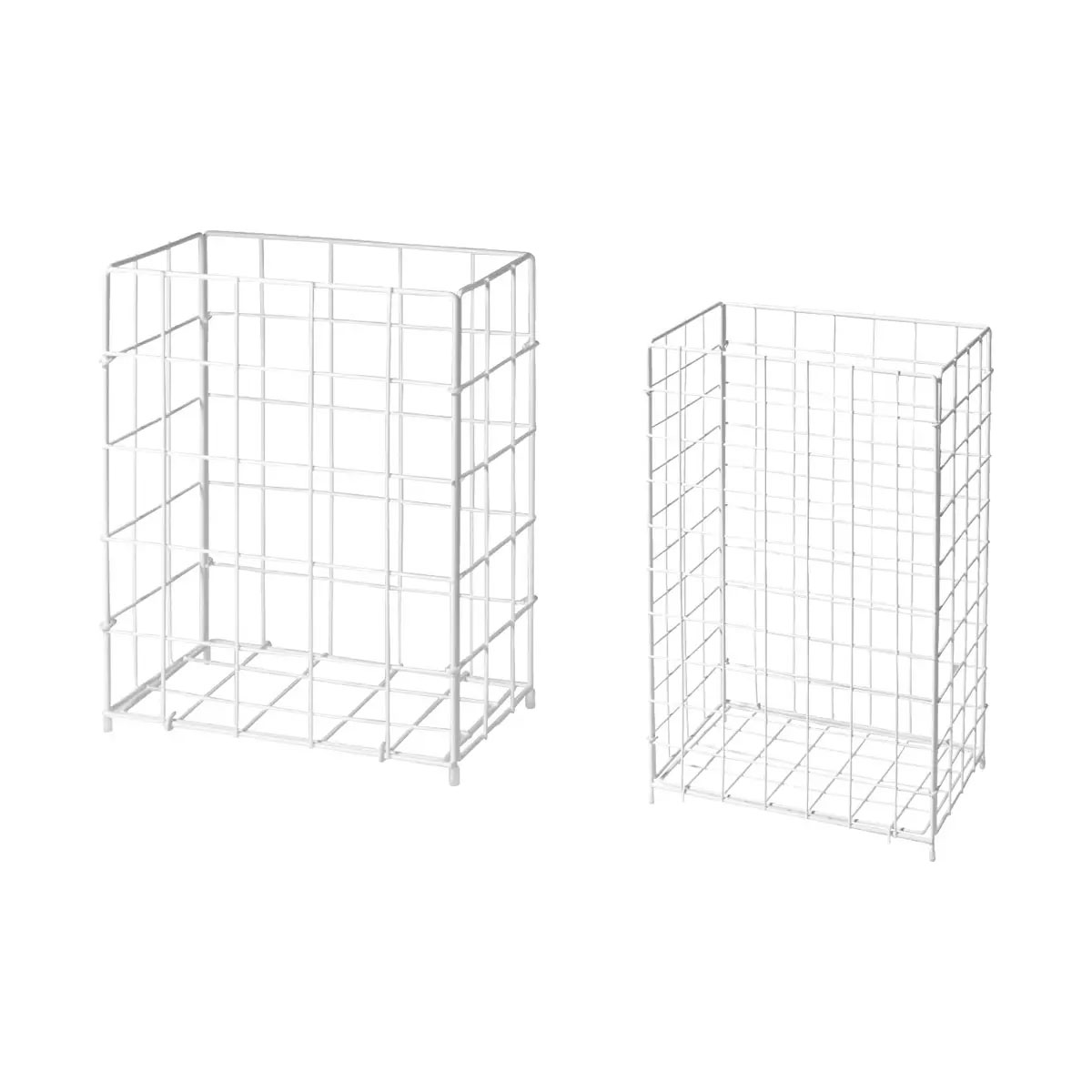 Draht, PVC Sammelkorb, weiß, 280 x 190 x 350 mm, 19 l